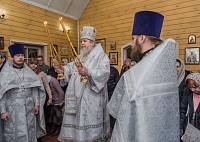 Архиерейское богослужение в Кирилло-Мефодиевском храме г. Железнодорожного