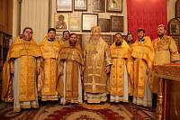 Архиерейское богослужение в&nbsp;Преображенском храме в&nbsp;Саввино