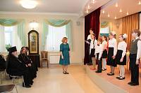 Архиерейское богослужение в&nbsp;Преображенском храме в&nbsp;Саввино