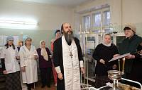 Освящение инфекционного отделения Электростальской больницы