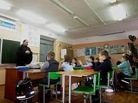 Беседа с&nbsp;учащимися лицея деревни Федорово