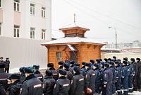 Освящение часовни страстотерпца царевича Алексия на территории УВД «Щелковское»