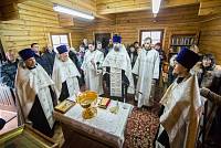 Освящение часовни страстотерпца царевича Алексия на территории УВД «Щелковское»