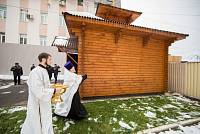 Освящение часовни страстотерпца царевича Алексия на территории УВД «Щелковское»