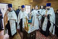 Освящение часовни страстотерпца царевича Алексия на территории УВД «Щелковское»