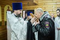 Освящение часовни страстотерпца царевича Алексия на территории УВД «Щелковское»