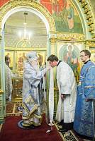 Архиерейское богослужение в&nbsp;храме в&nbsp;честь иконы Божией Матери &laquo;Спорительница хлебов&raquo; г.&nbsp;Щелково