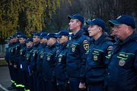 Проводы гуманитарной колонны МЧС в&nbsp;Ногинске