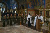 Крещение военнослужащих в&nbsp;Богоявленском соборе Ногинска
