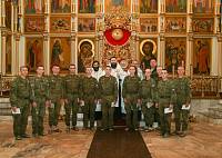 Крещение военнослужащих в&nbsp;Богоявленском соборе Ногинска