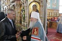 Архиерейское богослужение с&nbsp;участием Сводного детского хора Московской епархии в&nbsp;день юбилея Троицкого собора г.&nbsp;Щелково