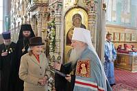 Архиерейское богослужение с&nbsp;участием Сводного детского хора Московской епархии в&nbsp;день юбилея Троицкого собора г.&nbsp;Щелково