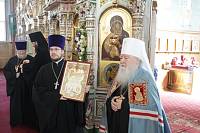 Архиерейское богослужение с&nbsp;участием Сводного детского хора Московской епархии в&nbsp;день юбилея Троицкого собора г.&nbsp;Щелково