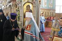 Архиерейское богослужение с&nbsp;участием Сводного детского хора Московской епархии в&nbsp;день юбилея Троицкого собора г.&nbsp;Щелково