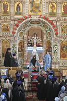 Архиерейское богослужение с&nbsp;участием Сводного детского хора Московской епархии в&nbsp;день юбилея Троицкого собора г.&nbsp;Щелково