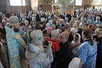 Архиерейское богослужение с&nbsp;участием Сводного детского хора Московской епархии в&nbsp;день юбилея Троицкого собора г.&nbsp;Щелково