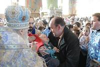 Архиерейское богослужение с&nbsp;участием Сводного детского хора Московской епархии в&nbsp;день юбилея Троицкого собора г.&nbsp;Щелково