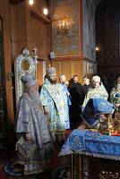 Архиерейское богослужение с&nbsp;участием Сводного детского хора Московской епархии в&nbsp;день юбилея Троицкого собора г.&nbsp;Щелково