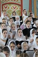 Архиерейское богослужение с&nbsp;участием Сводного детского хора Московской епархии в&nbsp;день юбилея Троицкого собора г.&nbsp;Щелково