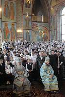 Архиерейское богослужение с&nbsp;участием Сводного детского хора Московской епархии в&nbsp;день юбилея Троицкого собора г.&nbsp;Щелково