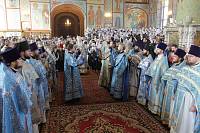 Архиерейское богослужение с&nbsp;участием Сводного детского хора Московской епархии в&nbsp;день юбилея Троицкого собора г.&nbsp;Щелково