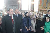 Архиерейское богослужение с&nbsp;участием Сводного детского хора Московской епархии в&nbsp;день юбилея Троицкого собора г.&nbsp;Щелково