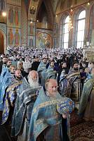 Архиерейское богослужение с&nbsp;участием Сводного детского хора Московской епархии в&nbsp;день юбилея Троицкого собора г.&nbsp;Щелково