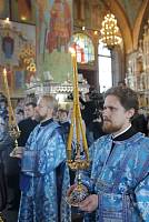 Архиерейское богослужение с&nbsp;участием Сводного детского хора Московской епархии в&nbsp;день юбилея Троицкого собора г.&nbsp;Щелково