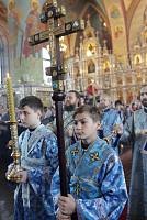 Архиерейское богослужение с&nbsp;участием Сводного детского хора Московской епархии в&nbsp;день юбилея Троицкого собора г.&nbsp;Щелково