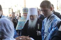 Архиерейское богослужение с&nbsp;участием Сводного детского хора Московской епархии в&nbsp;день юбилея Троицкого собора г.&nbsp;Щелково