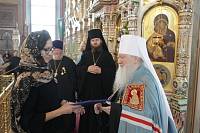 Архиерейское богослужение с&nbsp;участием Сводного детского хора Московской епархии в&nbsp;день юбилея Троицкого собора г.&nbsp;Щелково