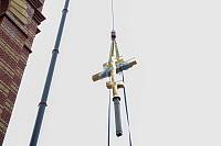 Поднятие крестов на&nbsp;купол Вознесенского храма г.&nbsp;Электростали