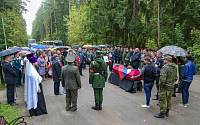Захоронение останков погибшего солдата на&nbsp;Ногинском кладбище
