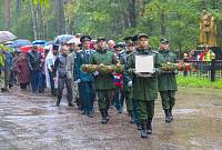 Захоронение останков погибшего солдата на&nbsp;Ногинском кладбище