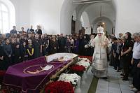 Отпевание настоятеля храма великомученика Никиты деревни Бывалино игумена Амвросия (Шевчука)