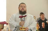 Отпевание настоятеля храма великомученика Никиты деревни Бывалино игумена Амвросия (Шевчука)