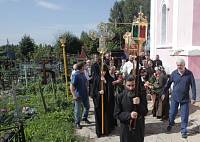 Отпевание настоятеля храма великомученика Никиты деревни Бывалино игумена Амвросия (Шевчука)