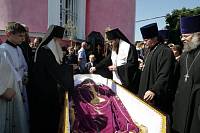 Отпевание настоятеля храма великомученика Никиты деревни Бывалино игумена Амвросия (Шевчука)