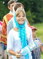 Крестный ход в&nbsp;день памяти вмч. Пантелеимона в&nbsp;поселке Обухово