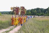 Крестный ход в&nbsp;день памяти вмч. Пантелеимона в&nbsp;поселке Обухово