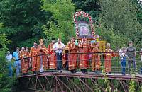 Крестный ход в&nbsp;день памяти вмч. Пантелеимона в&nbsp;поселке Обухово