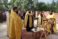 Закладка Михаило-Архангельского храма в&nbsp;деревне Давыдово