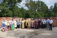 Закладка Михаило-Архангельского храма в&nbsp;деревне Давыдово