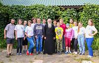 Епархиальный молодежный лагерь на&nbsp;приходе Покровского храма села Кудиново