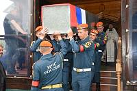 Отпевание экипажа самолета Ил-76 в&nbsp;храме страстотерпца царя Николая г.&nbsp;Щелково