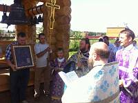 Престольный праздник Боголюбского храма деревни Поточино