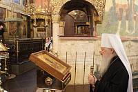 Праздничное богослужение в&nbsp;Успенском соборе Московского Кремля