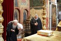 Праздничное богослужение в&nbsp;Успенском соборе Московского Кремля