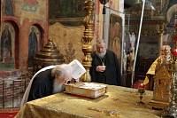 Праздничное богослужение в&nbsp;Успенском соборе Московского Кремля