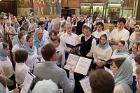 Праздничное богослужение в&nbsp;Успенском соборе Московского Кремля